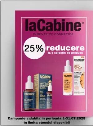 LaCabine 25% Reducere Iulie