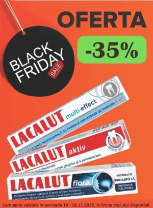 Lacalut 35% Reducere Black Friday 2025