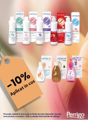 Lactacyd 10% Reducere in cos Iunie