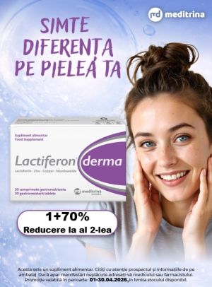 Lactiferon Derma 1+70% Reducere la al 2-lea Aprilie