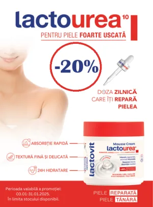 Lactourea 20% Reducere Ianuarie