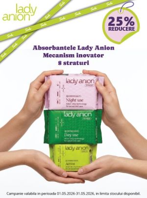 Lady Anion 25% Reducere Mai