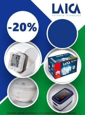 Laica 20% Reducere Ianuarie