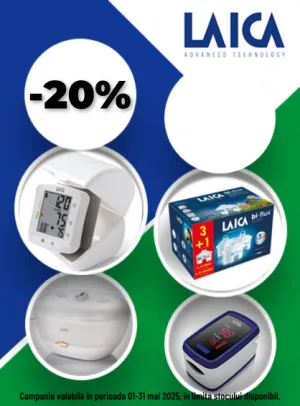 Laica 20% Reducere Mai