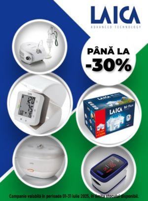 Laica Pana la 30% Reducere Iulie