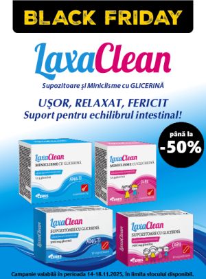 Laxaclean Pana la 50% Reducere Black Friday 2025