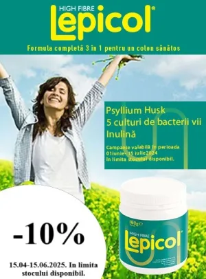 Lepicol 10% Reducere Aprilie-Iunie