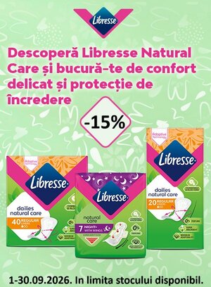 Libresse 15% Reducere Septembrie
