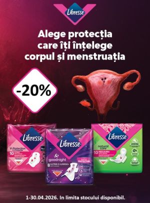 Libresse 20% Reducere Aprilie
