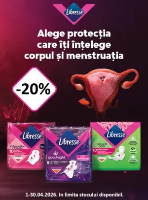 Libresse 20% Reducere Aprilie