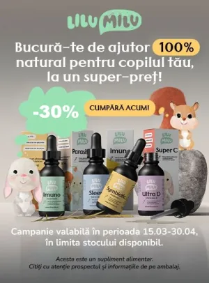 Lilu Milu 30% Reducere Martie-Aprilie