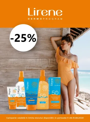 Lirene 25% Reducere Iunie-August