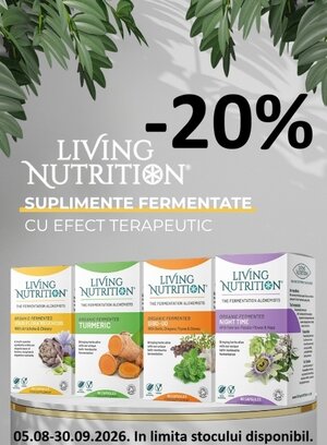 Living Nutrition 20% Reducere August-Septembrie
