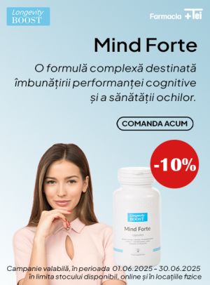 Longevity Boost  Mind Forte 10% Reducere Iunie
