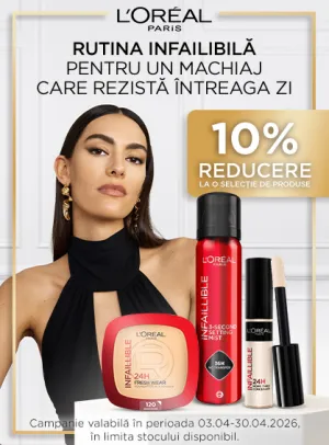 LOreal 10% Reducere Aprilie
