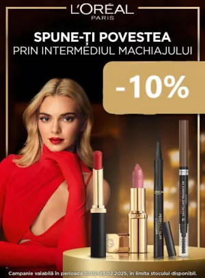 Loreal Paris 10% Reducere V-Day