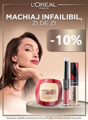 Loreal Paris Make Up 10% Reducere Ianuarie