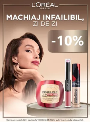 Loreal Paris Make Up 10% Reducere Ianuarie