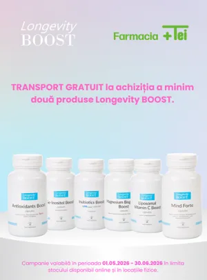 Longevity Boost Transport Gratuit Mai-Iunie