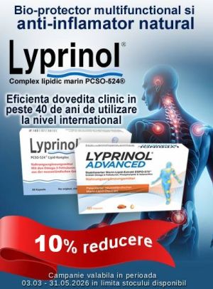 Lyprinol 10% Reducere Martie-Mai