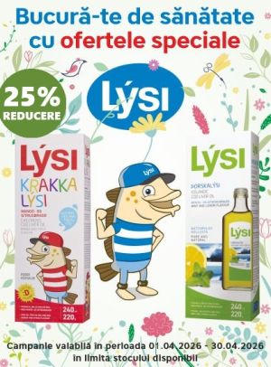 Lysi 25% Reducere Aprilie