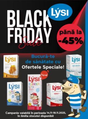 Lysi Pana la 45% Reducere Black Friday 2025