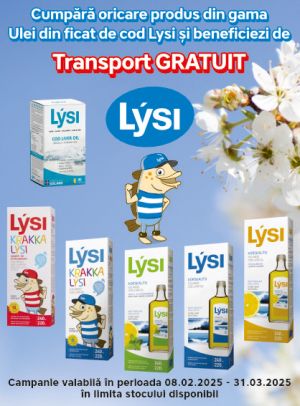 Lysi Transport Gratuit Februarie-Martie