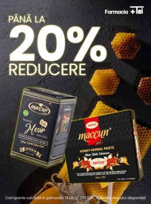 Maccun Pana la 20% Reducere Iunie-Iulie