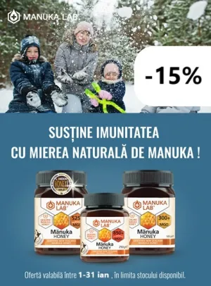 Manuka Lab 15% Reducere Ianuarie