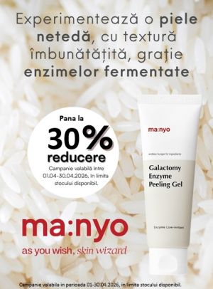 Manyo Pana la 30% Reducere Aprilie