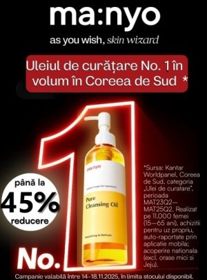 Manyo Pana la 45% Reducere Black Friday 2025