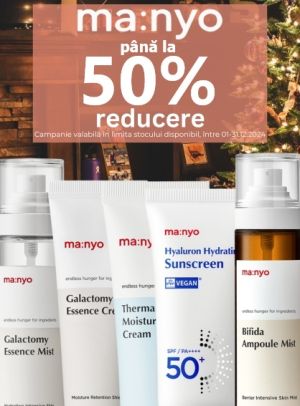 Manyo Pana la 50% Reducere Decembrie