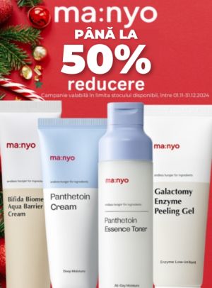 Manyo Pana la 50% Reducere Zorii Reducerilor