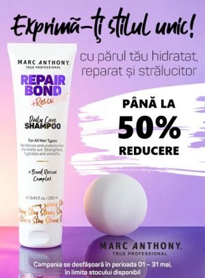 Marc Anthony Pana la 50% Reducere Mai