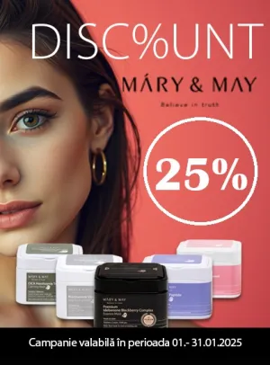 Mary And May 25% Reducere Ianuarie