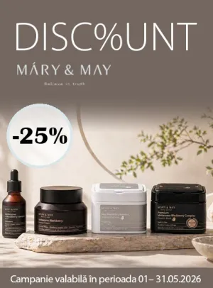 Mary And May 25% Reducere Mai