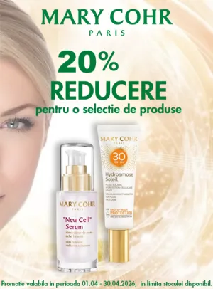 Mary Cohr 20% Reducere Aprilie