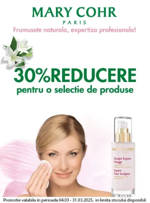 Mary Cohr 30% Reducere Martie