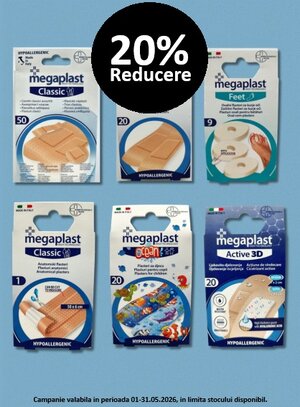 MegaPlast 20% Reducere Mai