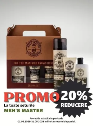 Mens Master 20% Reducere Mai