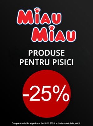 Miau Miau 25% Reducere Black Friday 2025