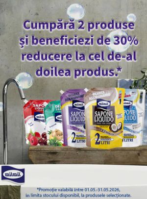 Mil Mil 1+30% Reducere la al 2-lea Mai