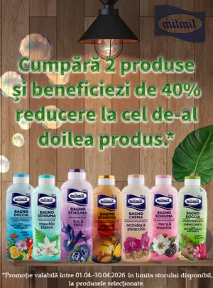 Mil Mil 1+40% Reducere la al 2-lea Aprilie