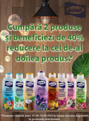 Mil Mil 1+40% Reducere la al 2-lea Iunie