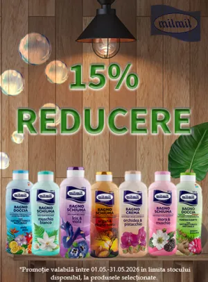 Mil Mil 15% Reducere Mai