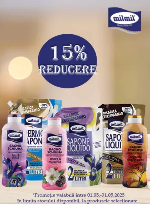 Mil Mil 15% Reducere Mai