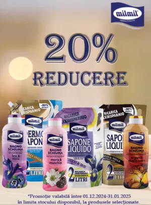 Mil Mil 20% Reducere Decembrie-Ianuarie