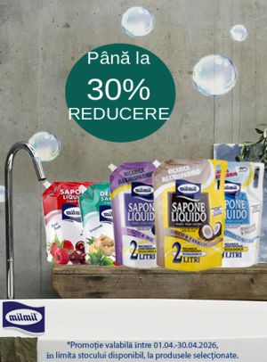 Mil Mil Pana la 30% Reducere Aprilie