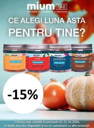 Mium 15% Reducere Octombrie