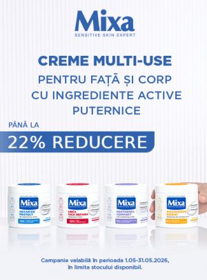 Mixa Pana la 22% Reducere Mai